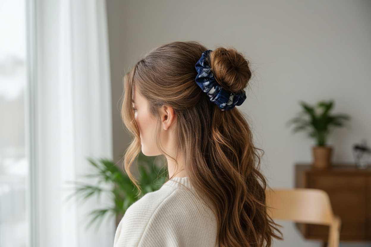 Chouchou à cheveux en tissu
