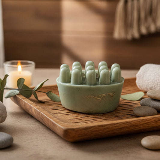 Savon Exfoliant avec Éponge Intégrée