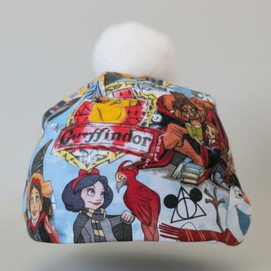 Tuque enfant doublée micropolar avec pompon amovible - 4 ans (44 cm)