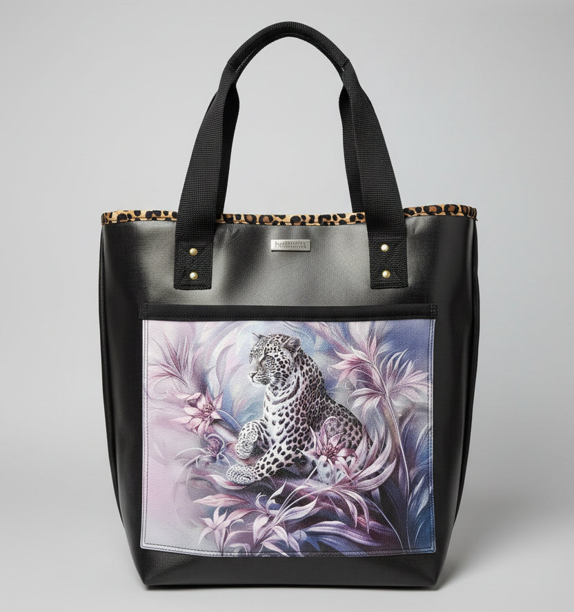 Grand sac Cabas en simili cuir