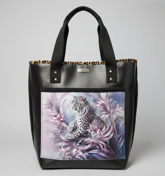 Grand sac Cabas en simili cuir