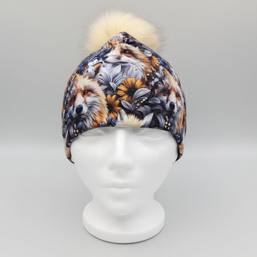 Tuque en tissu doublé micro-polar