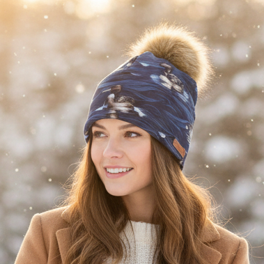 Tuque en tissu doublé micro-polar
