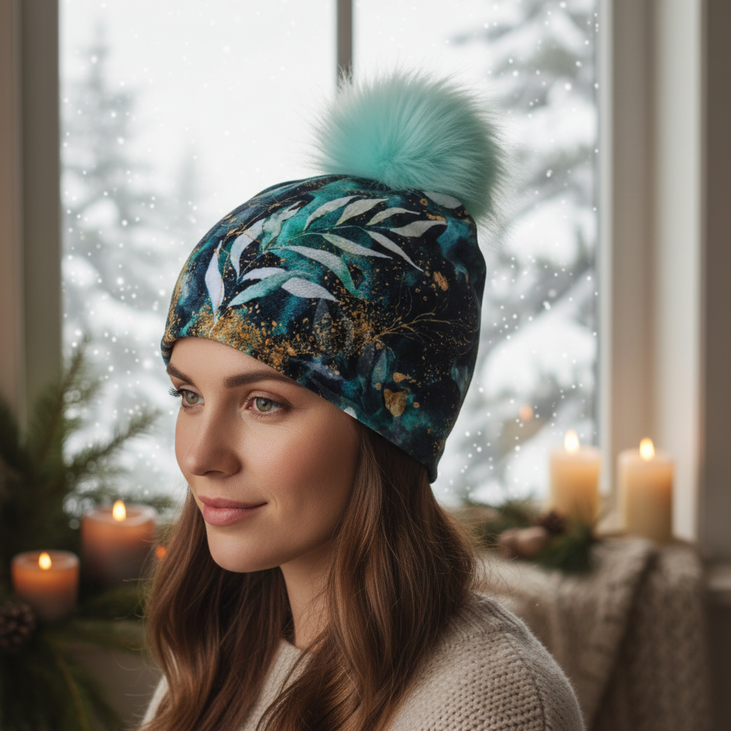 Tuque en tissu doublé micro-polar