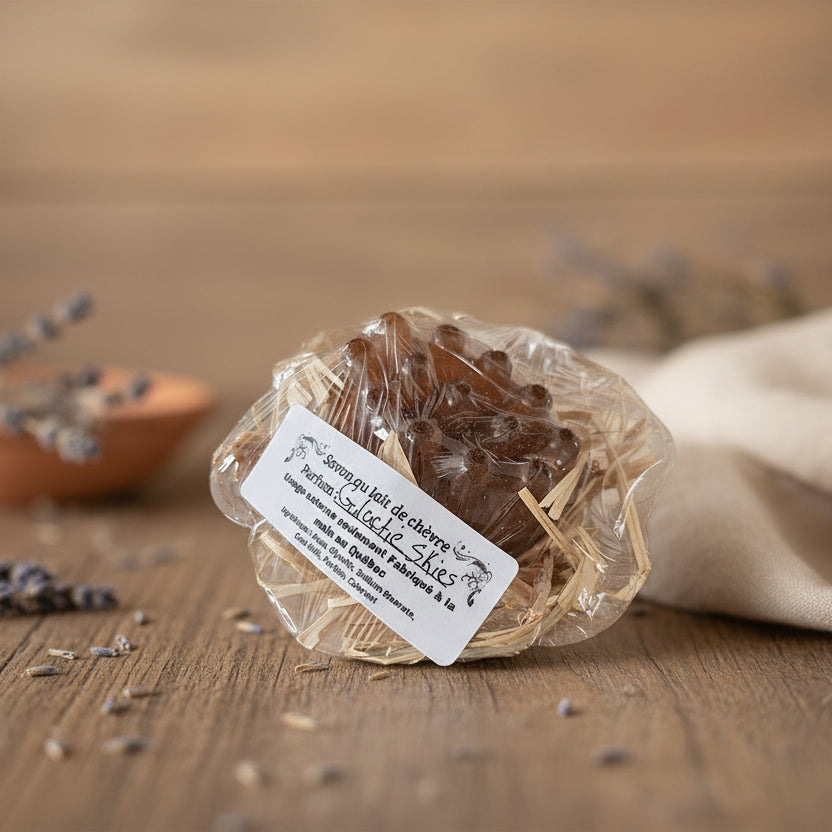 Savon Exfoliant avec Éponge Intégrée