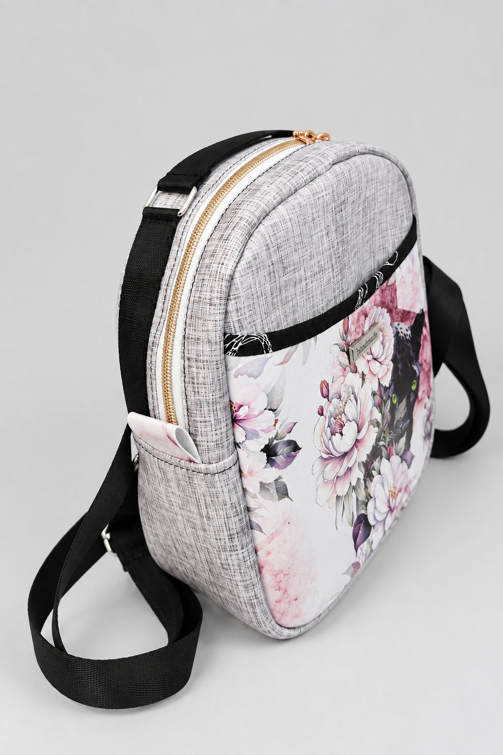 Sac à dos sacoche en simili cuir (Moyen)