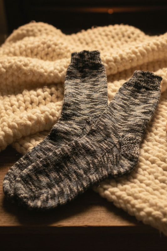 Large(7-9)-Bas adulte      75%Laine 25% Nylon