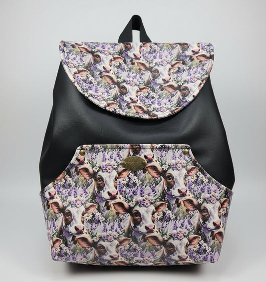 Sac à dos sacoche en simili cuir