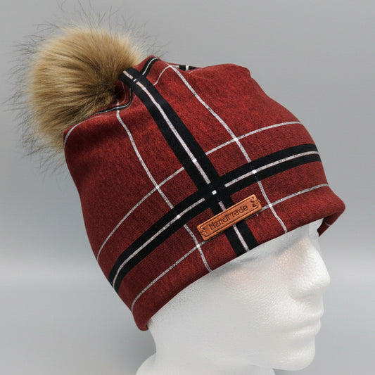 Tuque en tissu doublé micro-polar