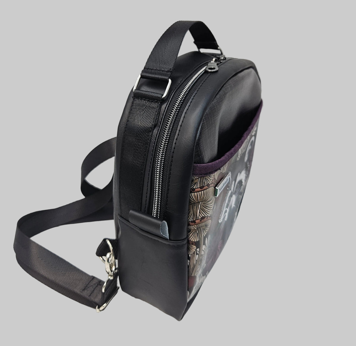 Sac à dos sacoche en simili cuir (Moyen)