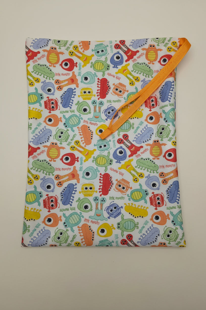 Pochette multifonction en tissu PUL - Maillot, collation et plus