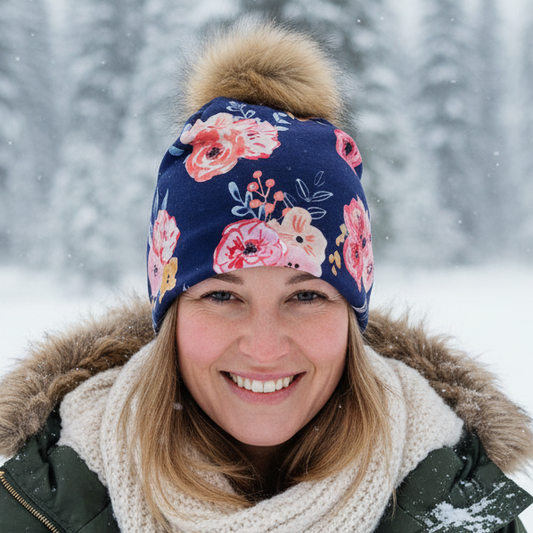 Tuque en tissu doublé micro-polar