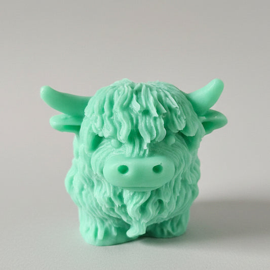 Savon en forme de vache highland