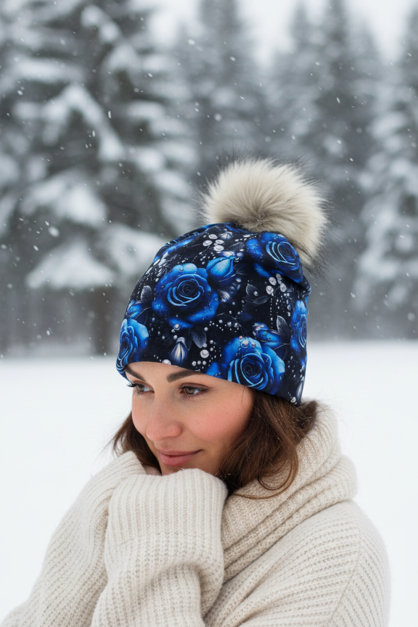 Tuque en tissu doublé micro-polar