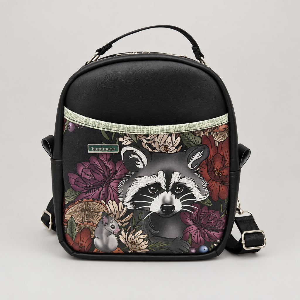 Sac à dos sacoche en simili cuir (Moyen)