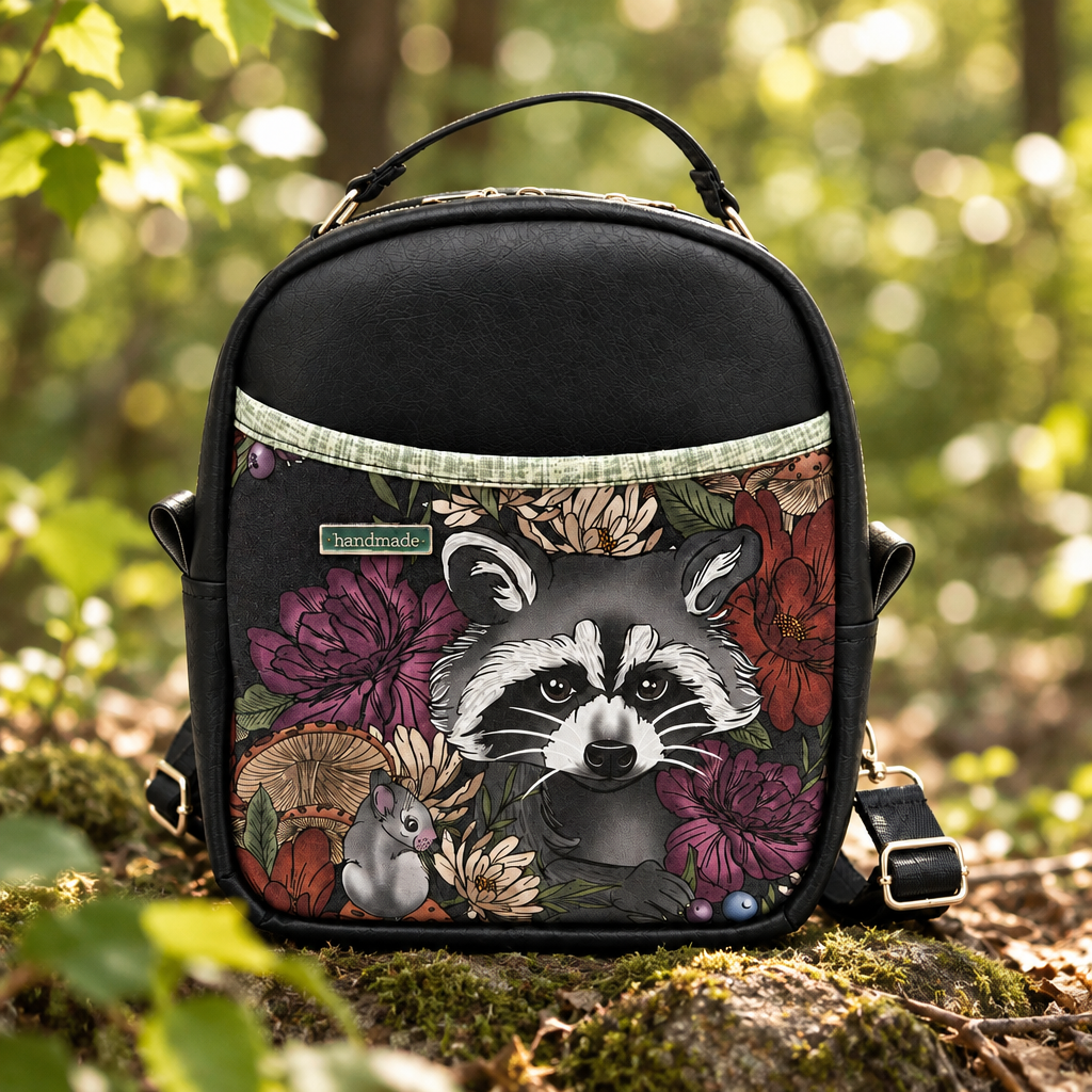 Sac à dos sacoche en simili cuir (Moyen)