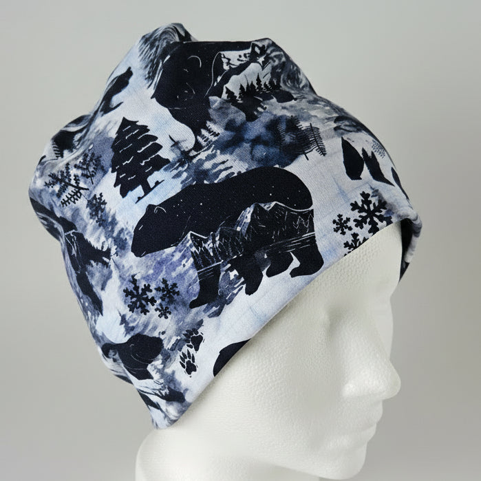 Tuque en tissu doublé micro-polar