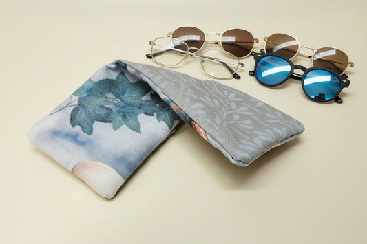 Essuie-lunettes artisanal double face - Coton et microfibre