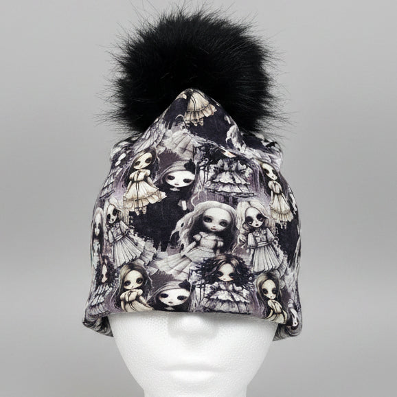 Tuque en tissu doublé micro-polar