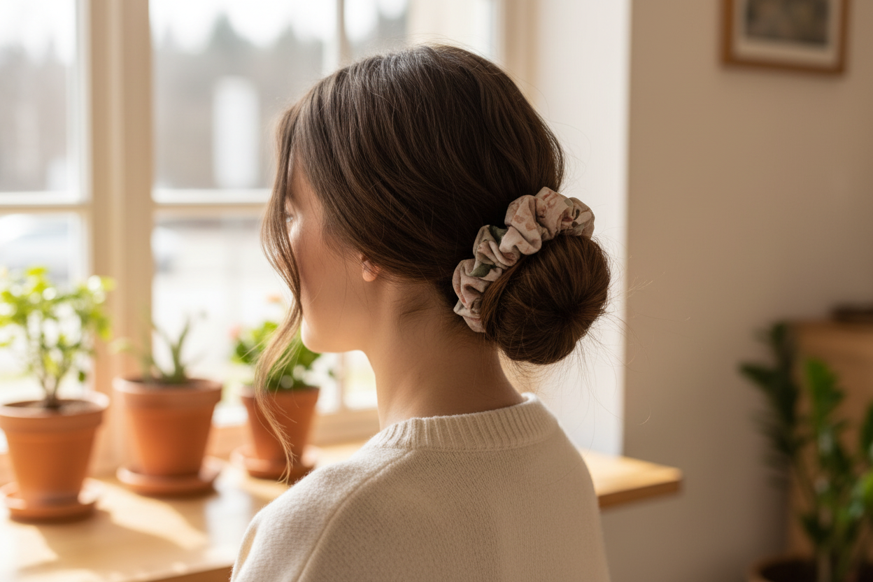 Chouchou à cheveux en tissu