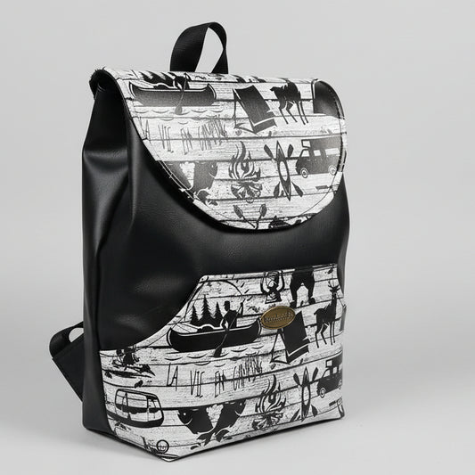 Sac à dos sacoche en simili cuir