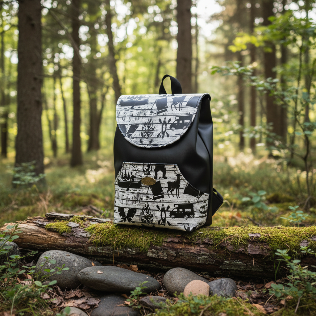 Sac à dos sacoche en simili cuir
