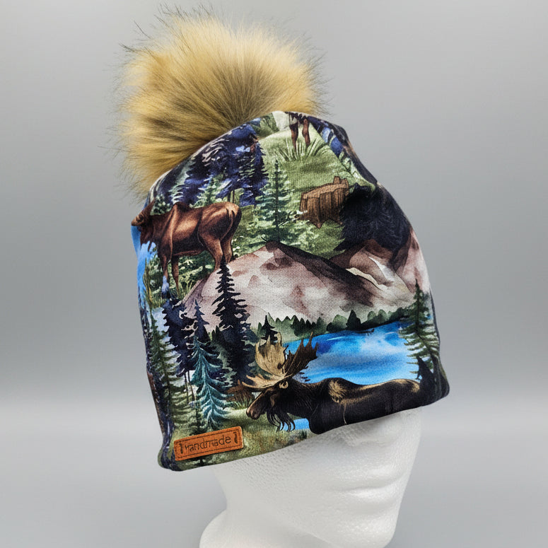 Tuque en tissu doublé micro-polar