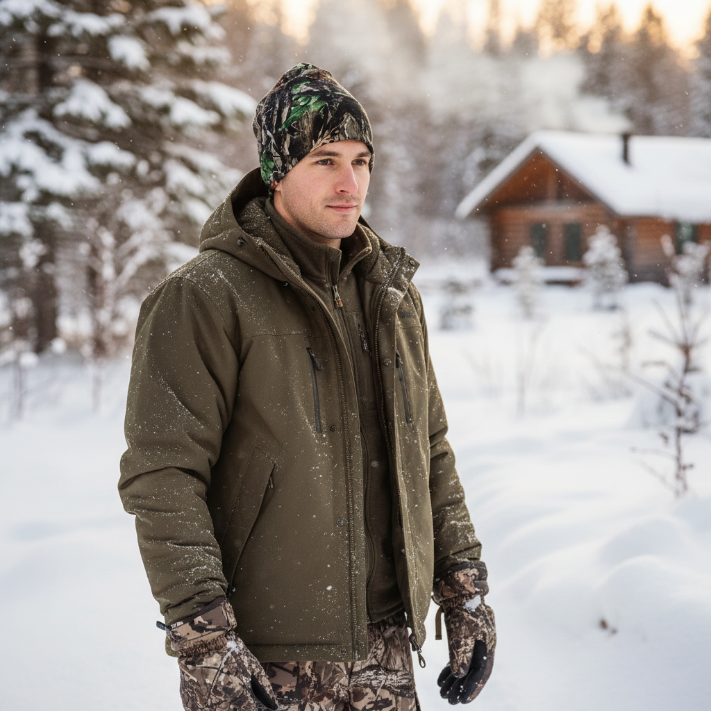 Tuque en tissu doublé micro-polar