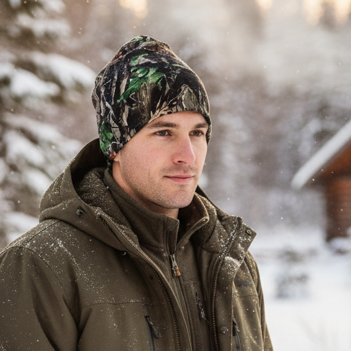Tuque en tissu doublé micro-polar