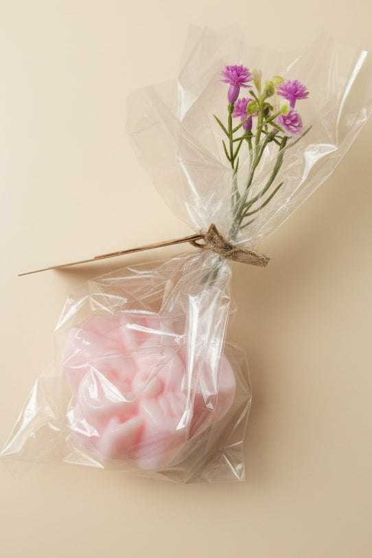 Savon en forme de fleur