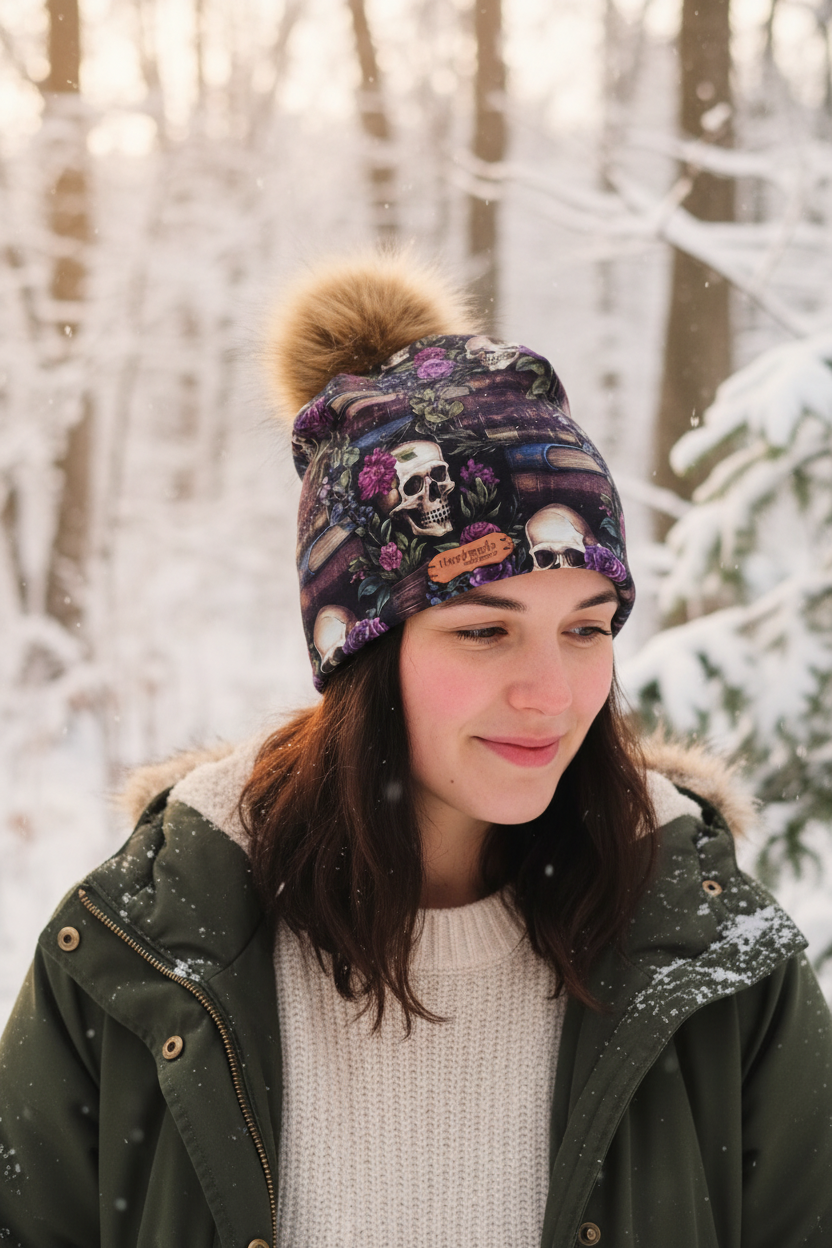 Tuque en tissu doublé micro-polar