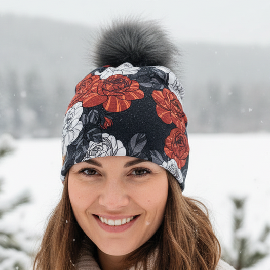 Tuque en tissu doublé micro-polar