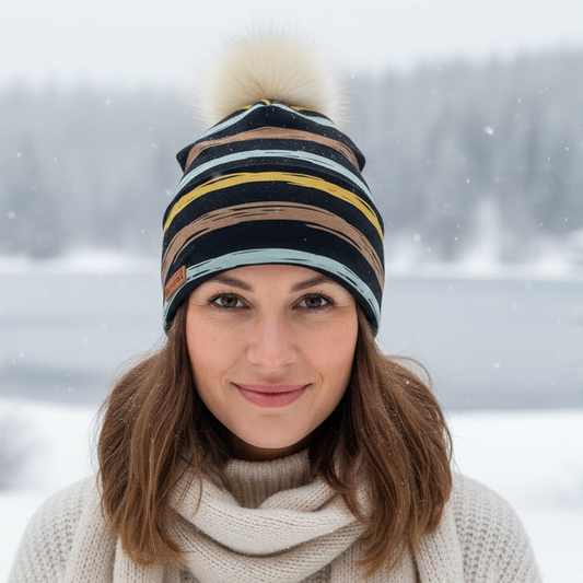 Tuque en tissu doublé micro-polar