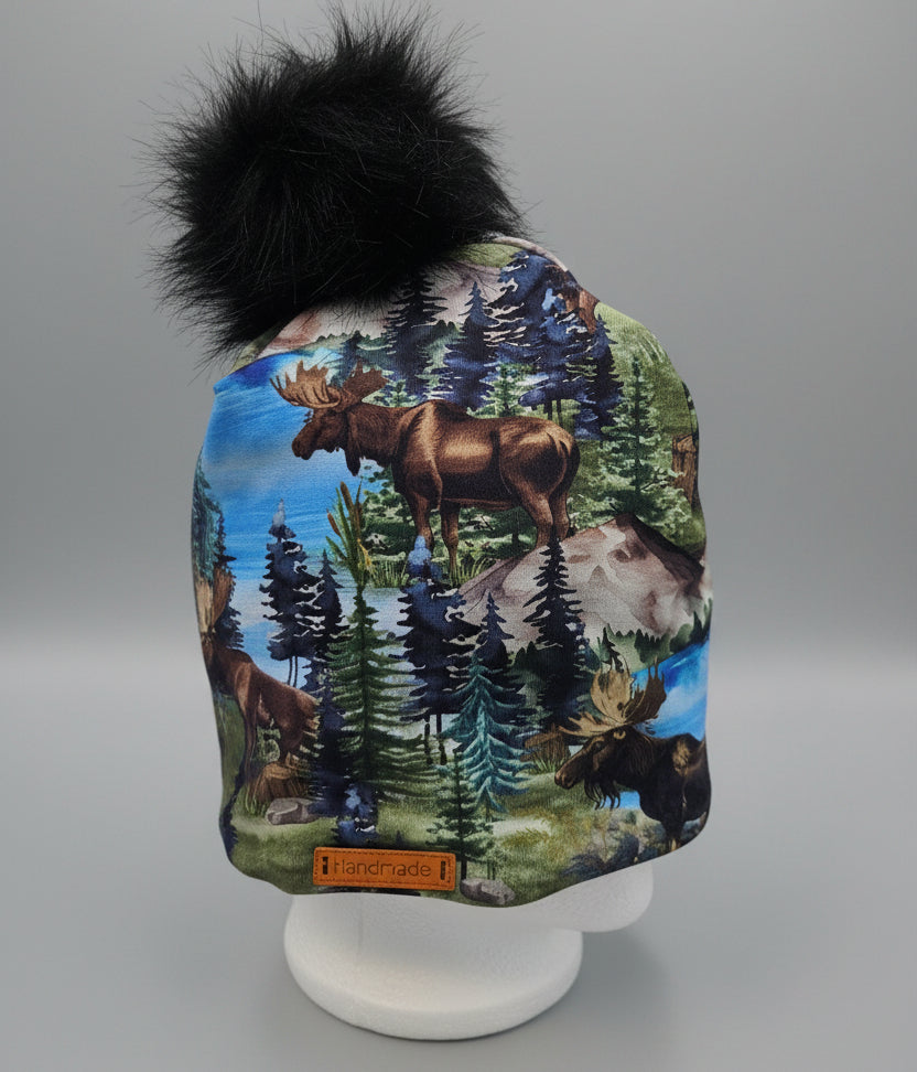 Tuque en tissu doublé micro-polar