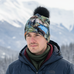 Tuque en tissu doublé micro-polar