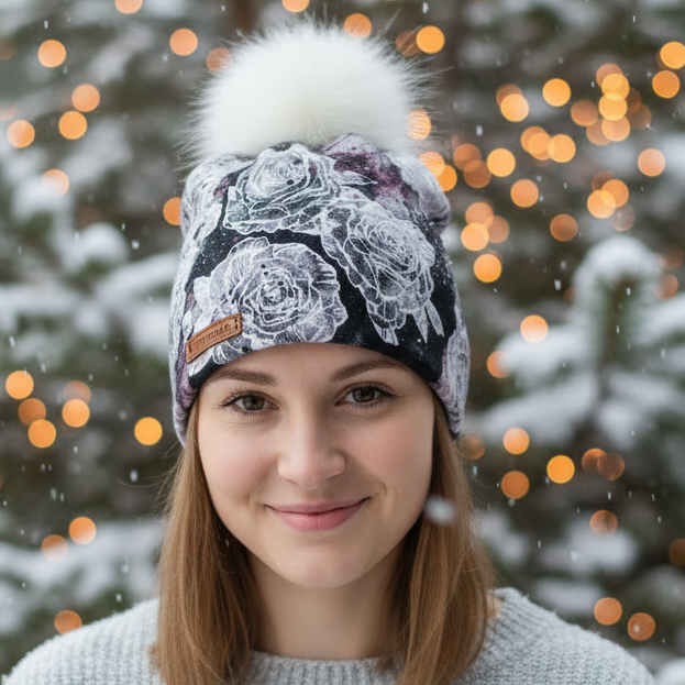Tuque en tissu doublé micro-polar