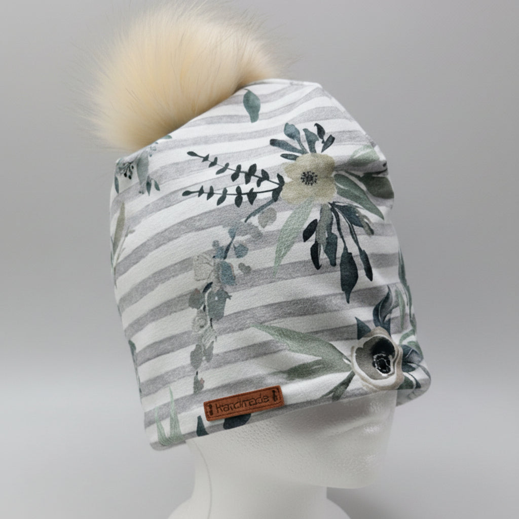 Tuque en tissu doublé micro-polar