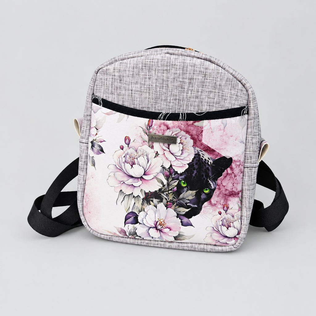 Sac à dos sacoche en simili cuir (Moyen)