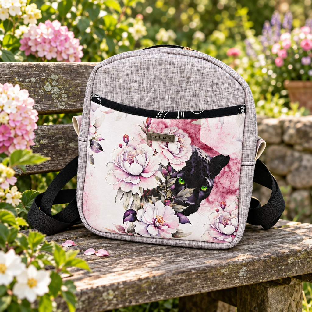 Sac à dos sacoche en simili cuir (Moyen)