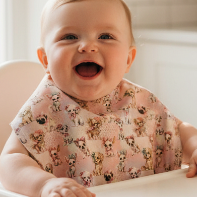 Bavette imperméable bébé/enfant - Joli motif