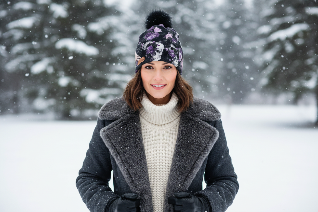 Tuque en tissu doublé micro-polar