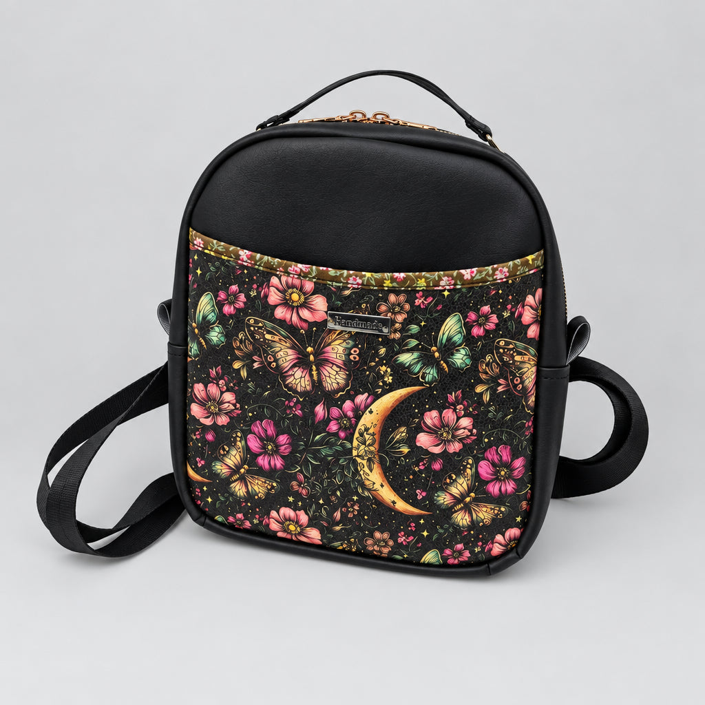 Sac à dos sacoche en simili cuir (Moyen)