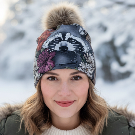 Tuque en tissu doublé micro-polar