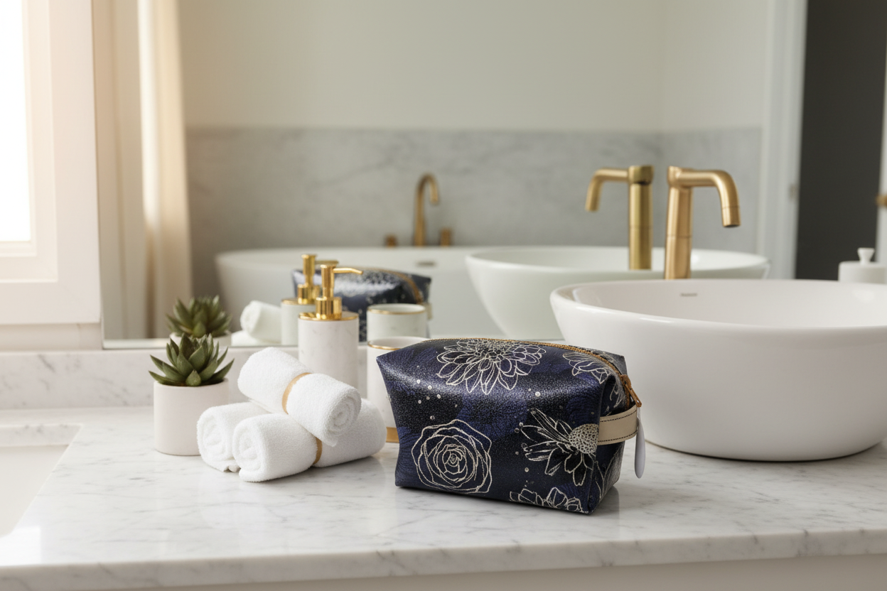 Trousse en simili cuir